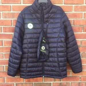 xersion packable puffer jacket mens